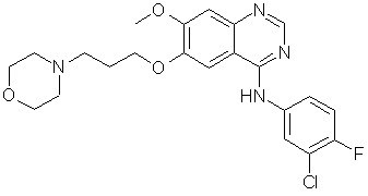 吉非替尼结构式