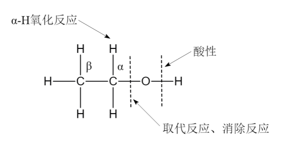 乙醇的化学性质与结构的关系