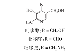 维生素B6的化学结构