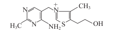 维生素B1的化学结构